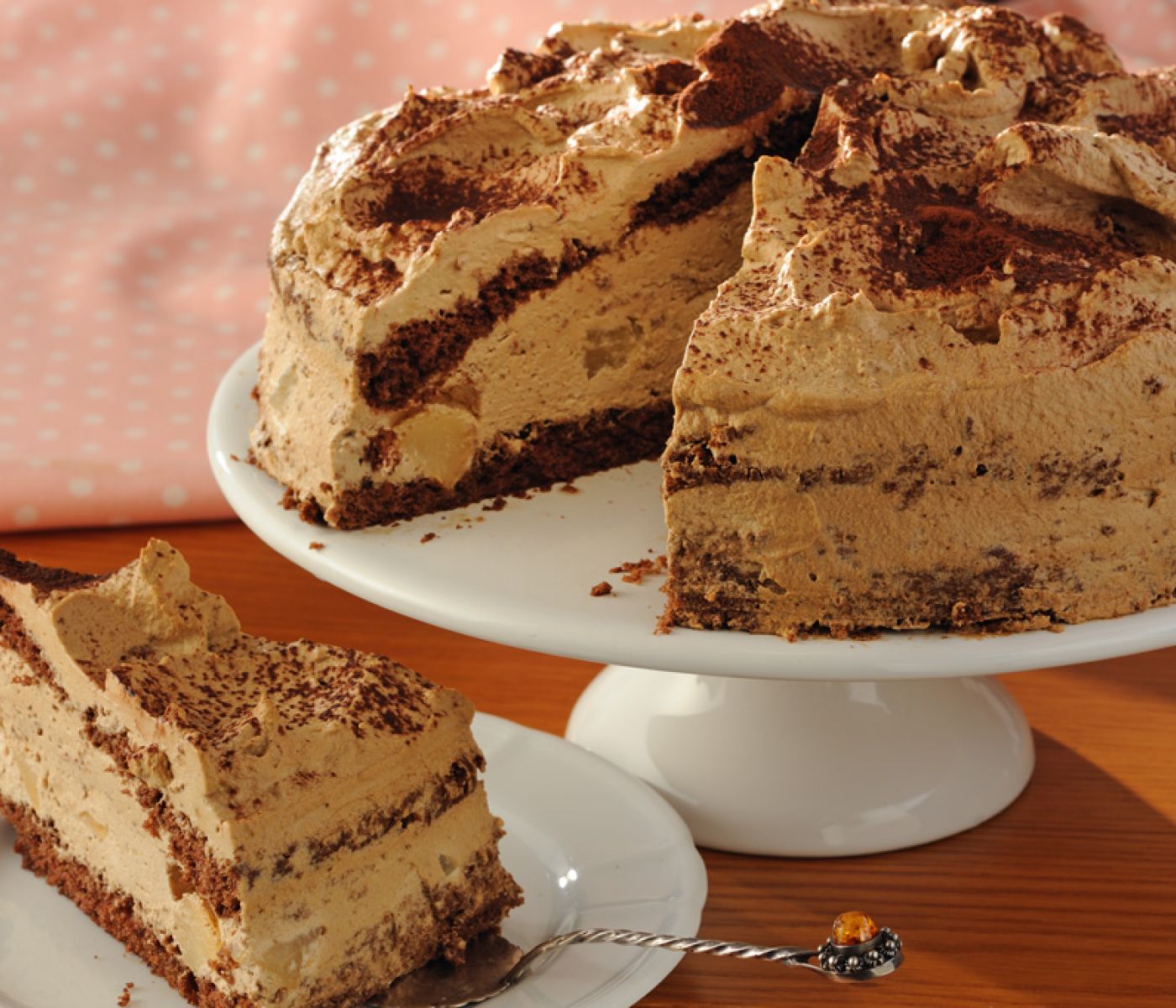 Café Uppen Barg & Swingolf in Bergrade - Schokotorte