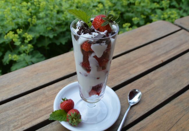 Café Uppen Barg & Swingolf in Bergrade - Essen und Trinken