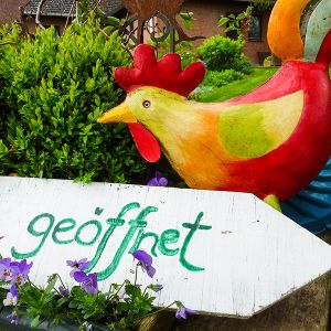 Café Uppen Barg & Swingolf in Bergrade - Geöffnet mit Hahn